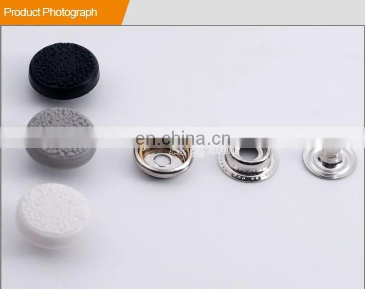 Nylon Cap Metal Snap Button BM10776