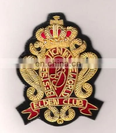 Brilliant high quality new arrival fashion embroidery badges embroidery patch for decoration