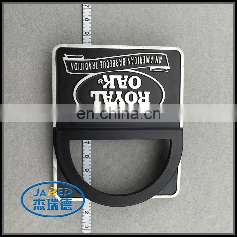custom metal 3d aluminum embossed label badge