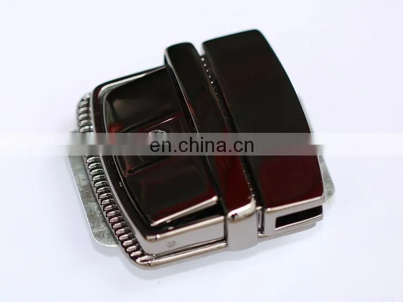 Customized design bag hardware metal briefcase locks/ metal twist locks