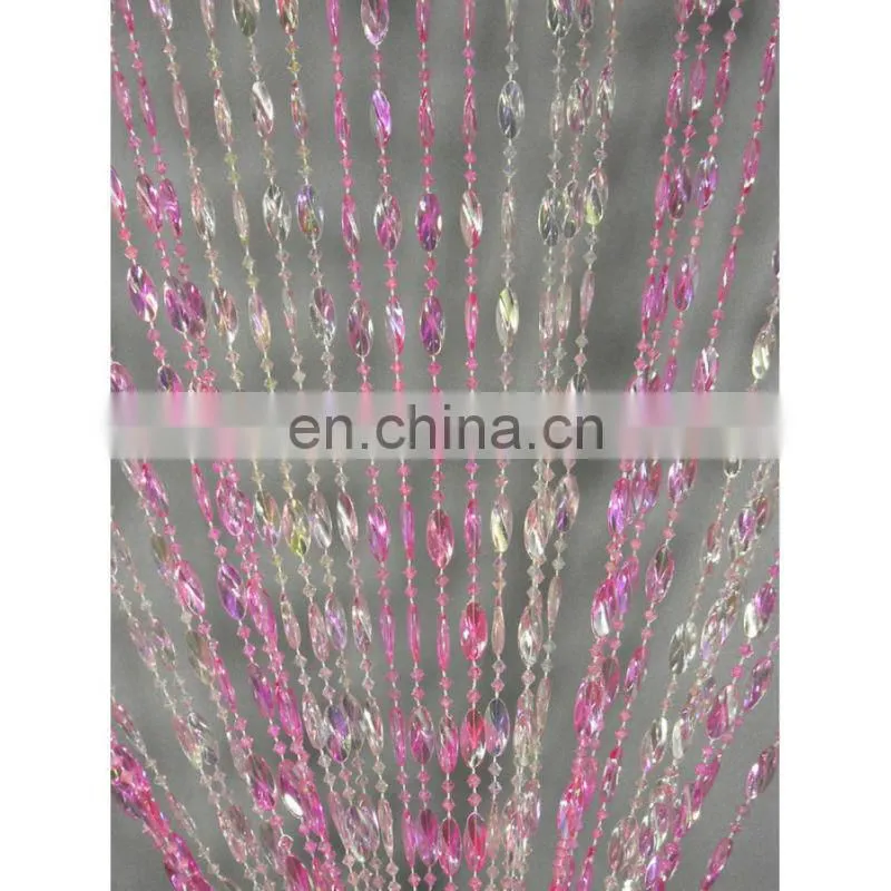 Pendent Swirl Acrylic Beaded Curtains