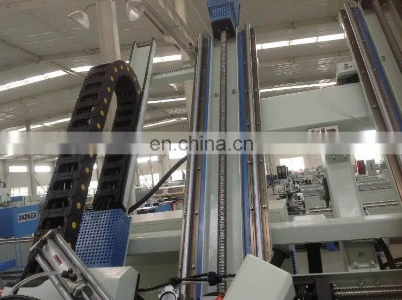 aluminum window door profiles cnc 4 corner joint machine/window door making machine from Parker