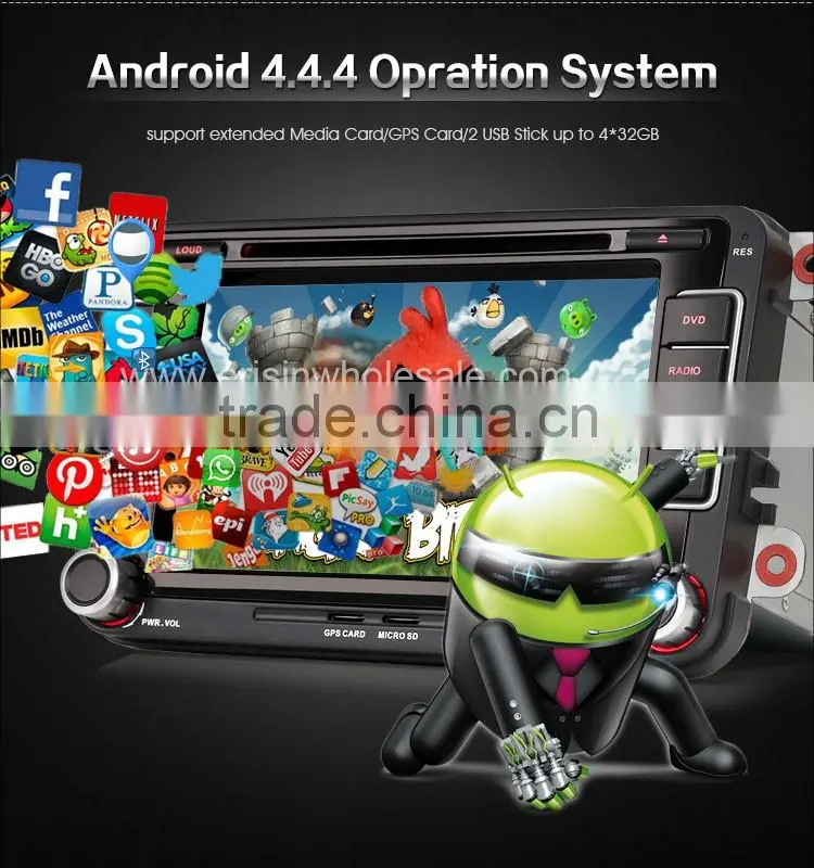 Erisin ES2698V 7 Inch 2 Din Android 4.4.4 Auto Radio Car DVD for Jetta
