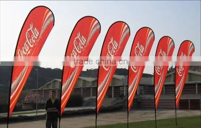 flag pole teardrop banner