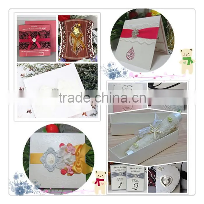 2016 Newest Hot Sales Arabian Make Butterfly Wedding Invitations