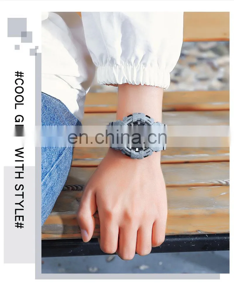 SANDA 3030 Multi-functional ladies brand digital watches alarm waterproof luminous chronograph fashion girls wrist watches