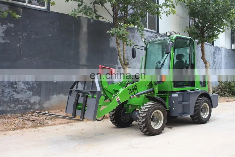 Zl08 Diesel Mini CE 0.8T front wheel loader with quick coupler