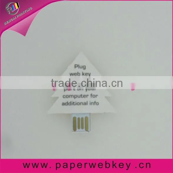 Best promo gift , Paper usb webkey.