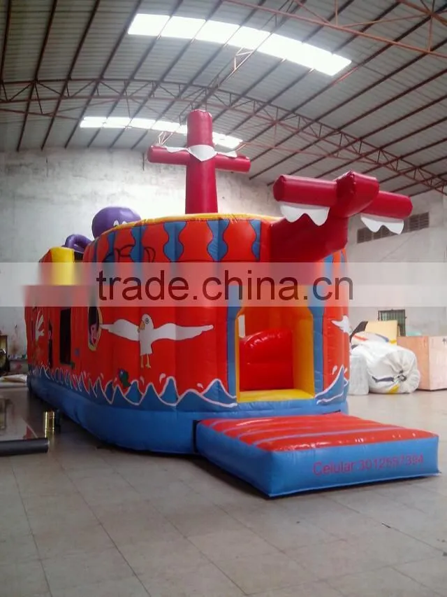 2015 Newest largest Car Inflatable Water Slides for USA Market