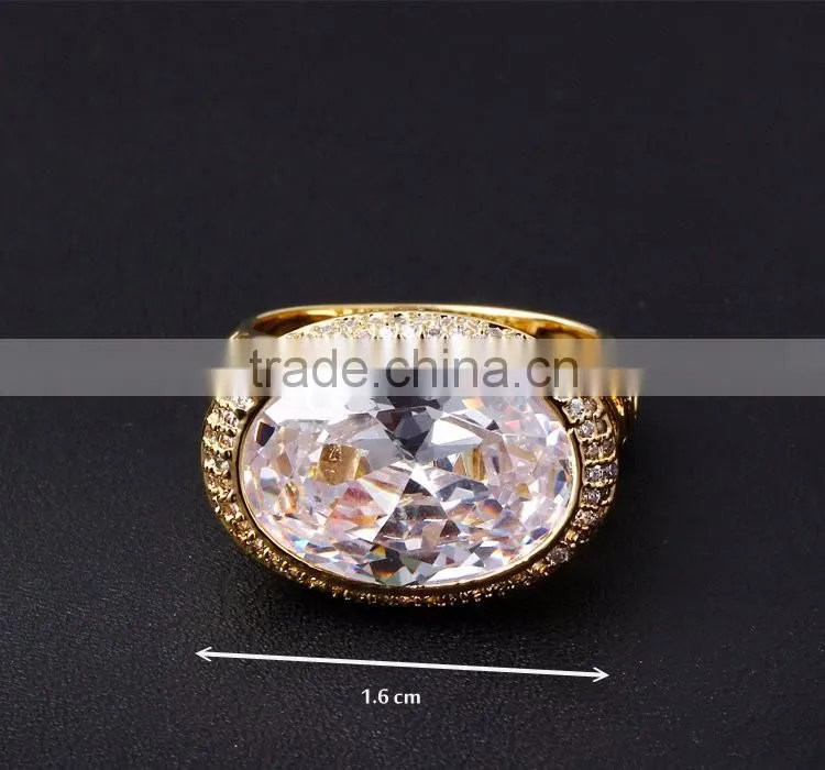 Lead Free Wedding Accessory Top AAA Quality Cubic Zirconia Anniversary Ring