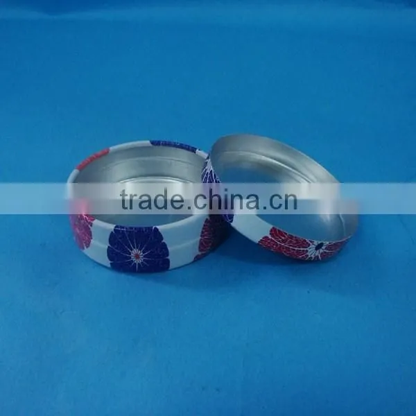 150g snap-on cap aluminum jar with hot printing