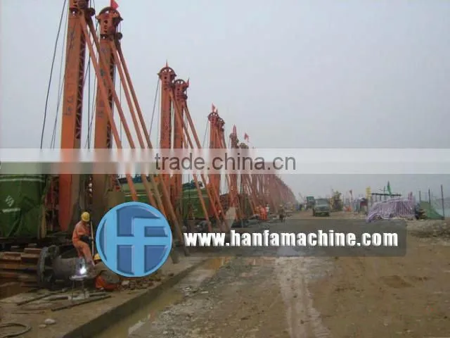 Strong recommended!HF-6A percussion big diameter piling drilling rig