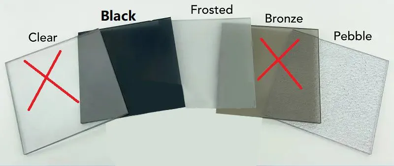 Glass Choices