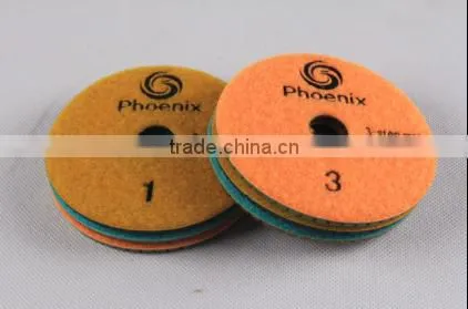 Premium granite wet polishing pad