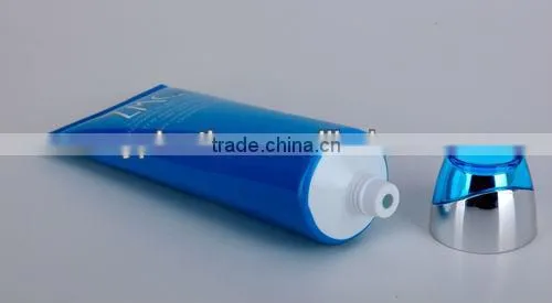 Plastic lotion tube with acrylic cap, massage tube for lotion 120ml