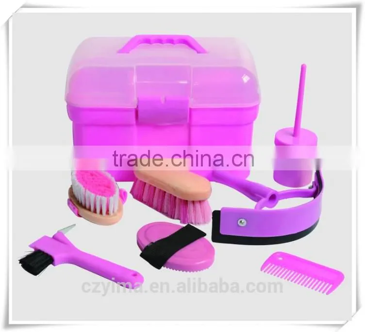12 pcs horse body brush in display box for show
