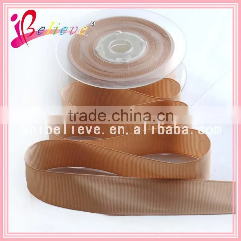 Wholesale yiwu market fancy environmental grosgrain gold ribbon