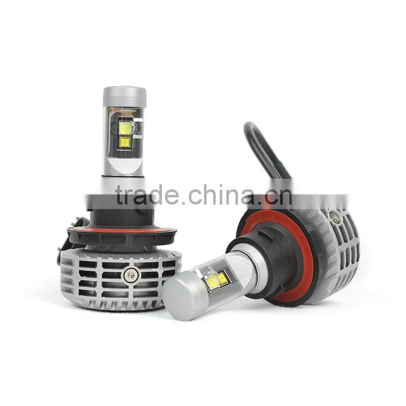 Popular led headlight G6 without fan design h13 car led headlight all in one car light