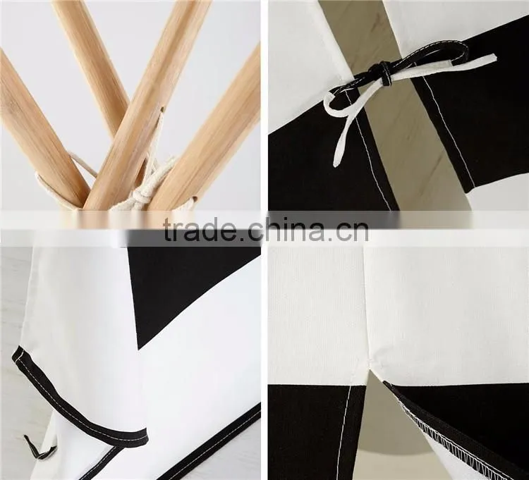 Kids Play Tent House Teepee Indian Indoor Outdoor Teepee Kids Custom Camping Frame Tent