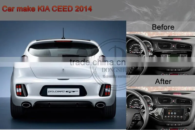 8"CEED 2014 pure android 4.2.2 car DVD GPS with WIFI/3G