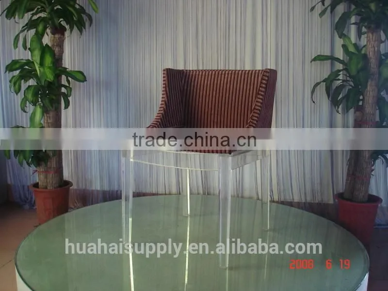 acrylic with sponge cushion bedroom chair set