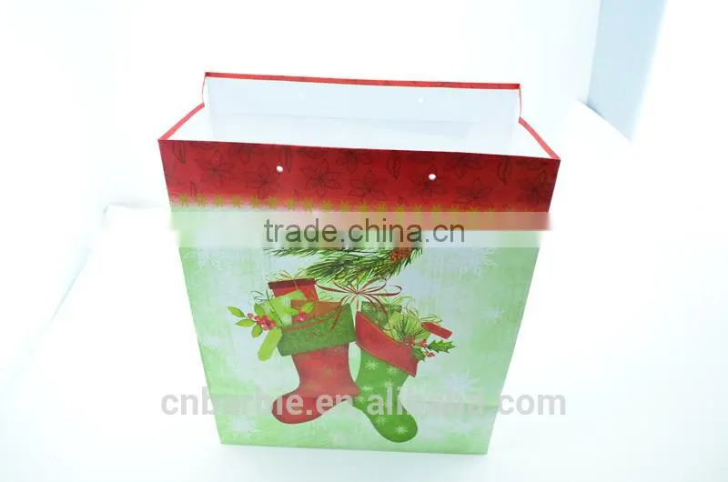 christmas stocking design gift bag