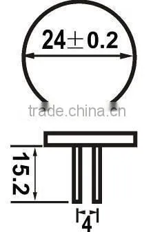 Round Wafer CE RoHS 1.3W SMD 2835 G4 mini LED