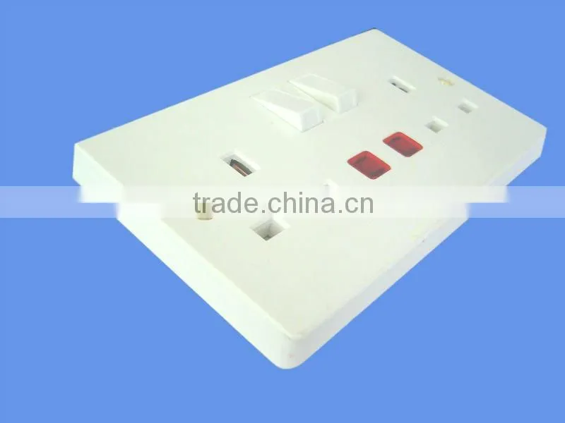 wall switch & socket with neon