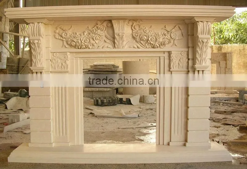 China Natural Stone Fireplace