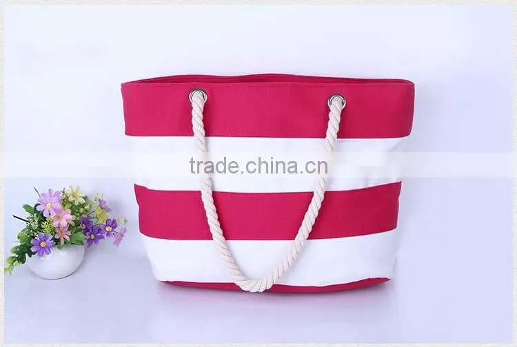fashion charm joint canvas beach bags yiwu China dropship company