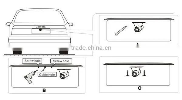 Mini digital color waterproof camera with FCC certificate