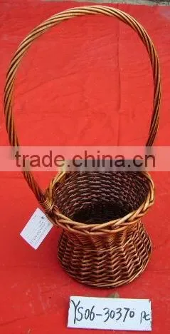 high-valued willow fflower basket