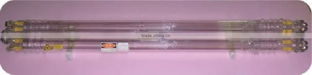 QE-S Series 300w 400w and 600w CO2 ( carbon dioxide ) Laser glass tube