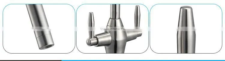Dual Handle Sainless Steel Sink Taps
