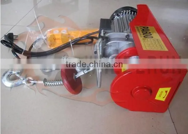 Portable lifting equipment 220V PA1000 mini wire rope hoist