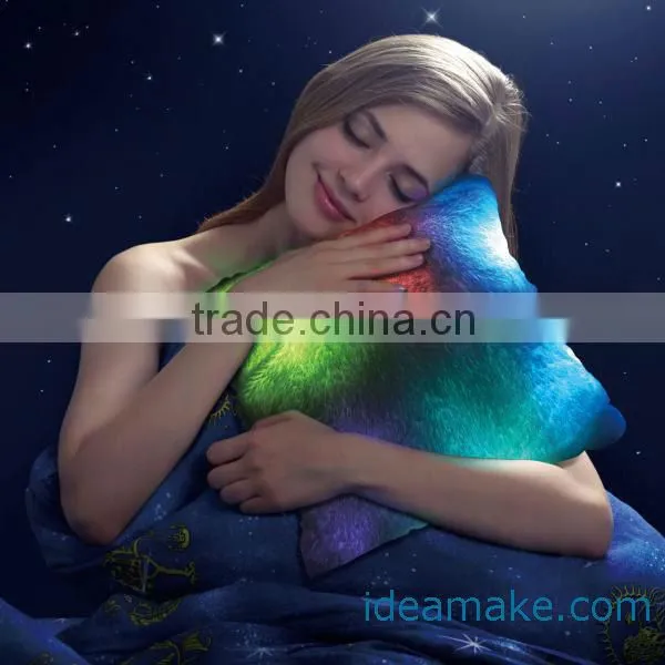 Mood Pillow As Seen On TV New Arrival Products Soft and Cozy Light Up LED Mood Square Pillow