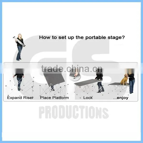 Cheap on sale aluminum portable stage for event staging