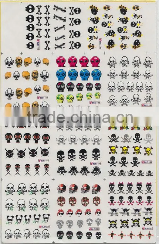 Water-print nail Sticker/Full Toes Water Decals