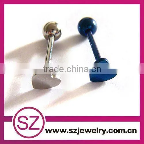 D64 fake barbell piercing