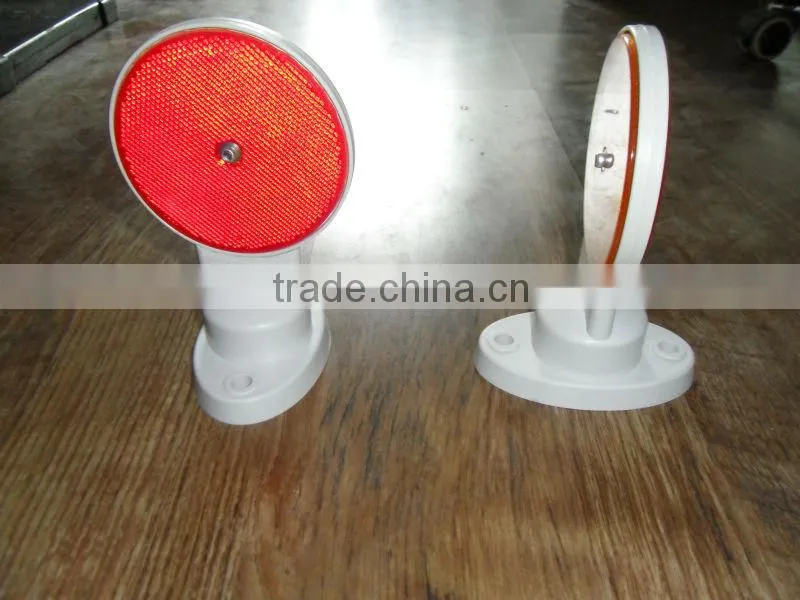 2015 hotsale flexible delineator/ reflective warning sign/ EVA spring post