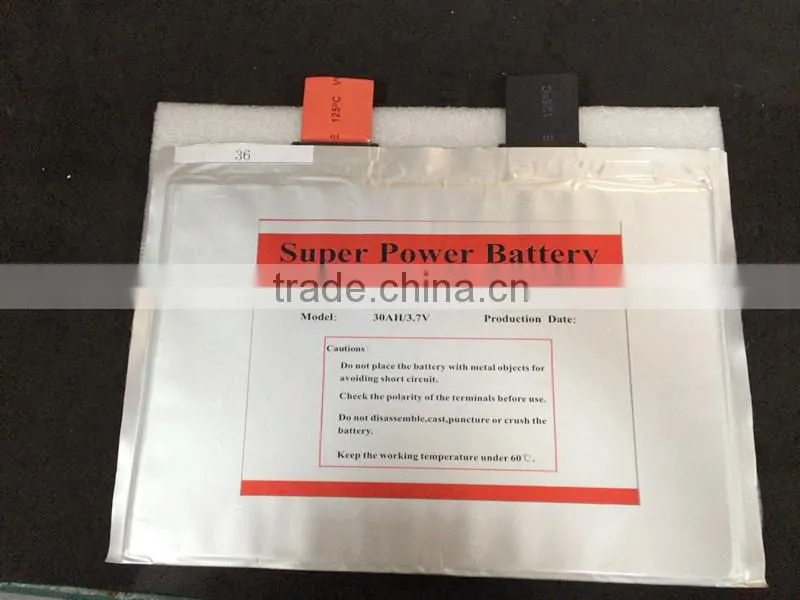 LFP LMO NCM flexible lipo battery from 10-300ah flat cell lithium ion battery