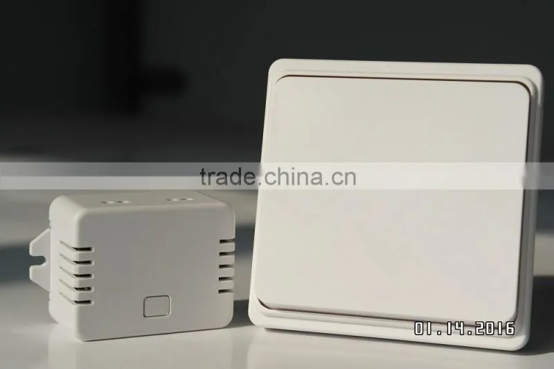 self-powered wireless wall switch manufacturer supply high- end wireless wall switch working range 50 meters wireless switch