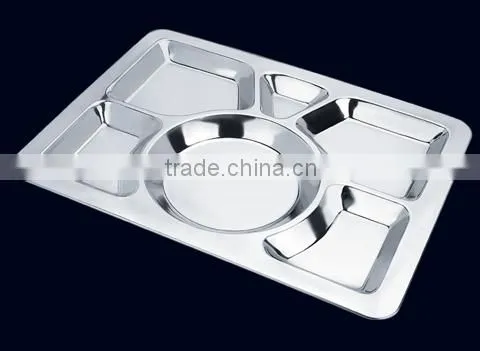 metal dinner tray