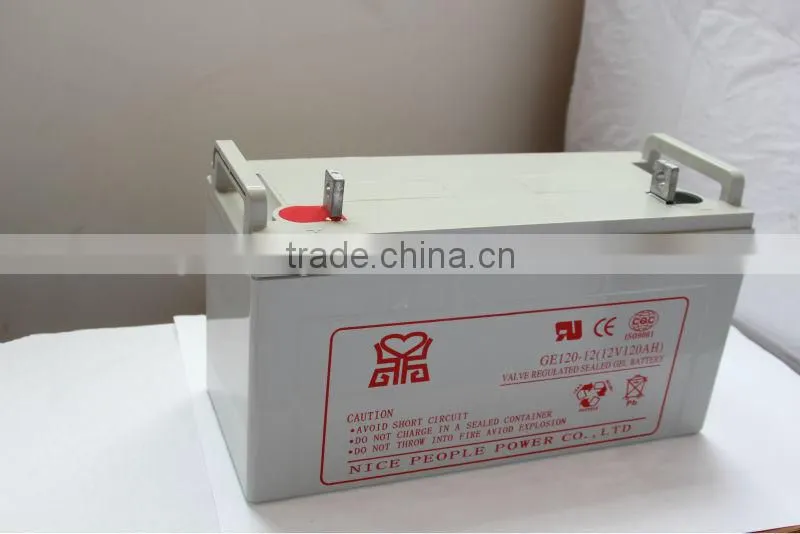12v120ah gel battery solar battery rechargeable deep cycle and maintenace free