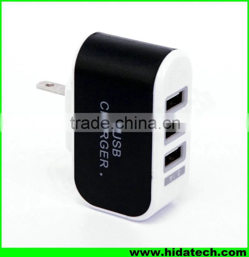 Wholesale usb multi wall charger 3 usb charger for mobile phone tablet pc