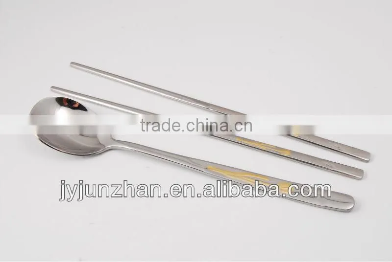 Stainless steel 410 Korean spoon with perfect polishing and nice design handle