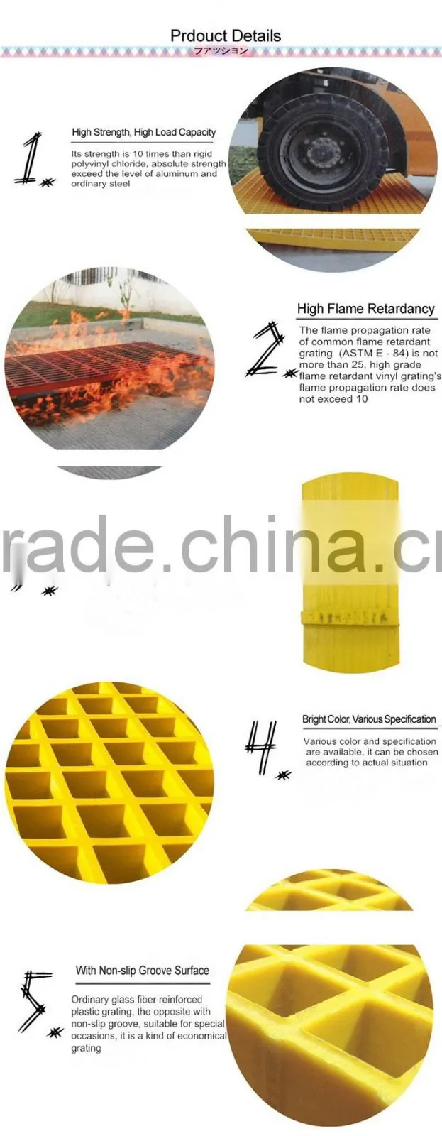 FRP/GRP Grating price, Fiberglass grating, FRP Grating For Car Wash Grate Floor