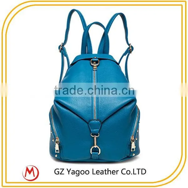 China Manufacturer wholesale school backpack / leather school backpack