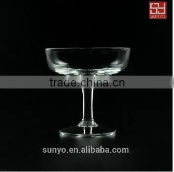 Sodalime Clear transparent leadfree customized size margaret glass cup high quality handmade mouthblown