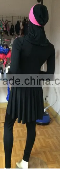 Wholesale Islamic Swimwear with detach hood for muslim women